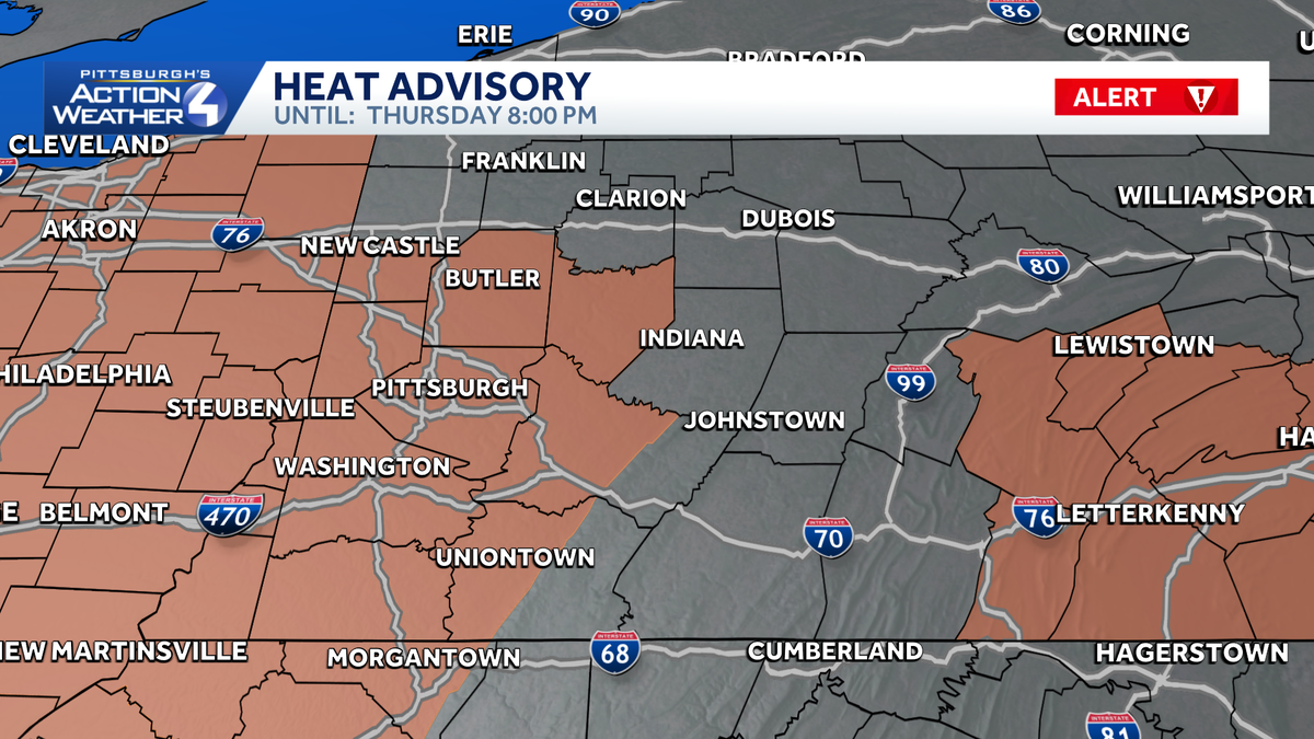 Pittsburgh: Severe Weather Alert Day for storms this afternoon