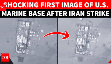 US Marine Base CAMP TITAN Knocked Out After Iran's Ballistic Blitz? Shock Aftermath Images Emerge