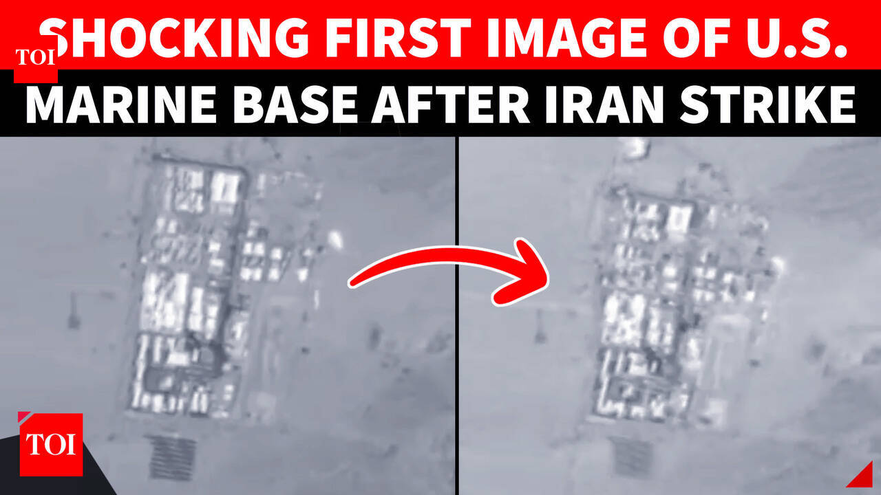 US Marine Base CAMP TITAN Knocked Out After Iran's Ballistic Blitz? Shock Aftermath Images Emerge