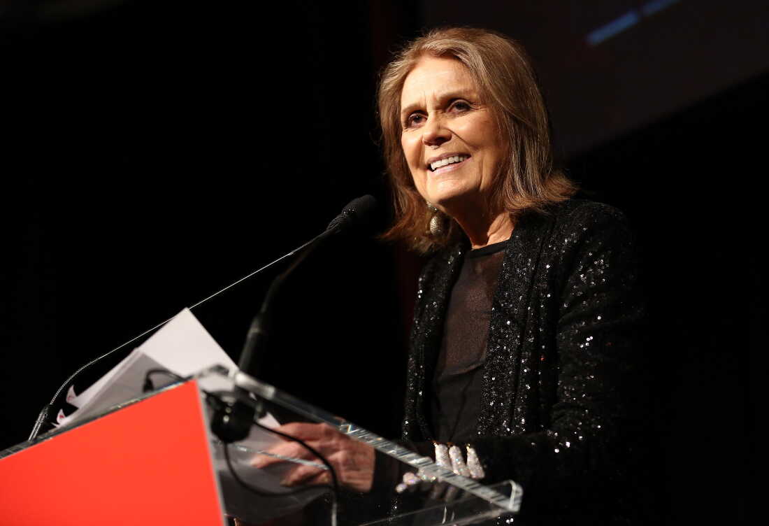 Gloria Steinem speaks onstage at the Ms. Foundation for Women 2017 Gloria Awards Gala & After Party at Capitale on May 3, 2017, in New York City.