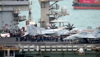 Sailors on USS Abraham Lincoln describe ‘the worst deployment that they have ever experienced’ as they dock in Thailand