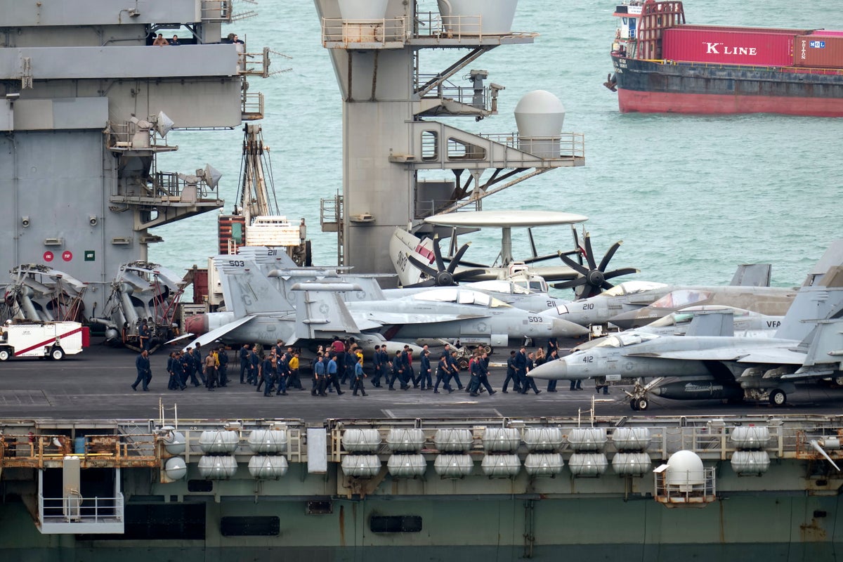Sailors on USS Abraham Lincoln describe ‘the worst deployment that they have ever experienced’ as they dock in Thailand