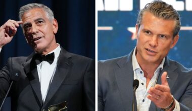 George Clooney calls out Pete Hegseth over Canada cadet post
