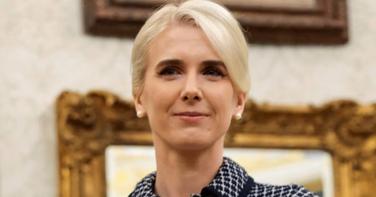 Natalie Harp Peacocks in Oval Office as Melania Snubs Trump