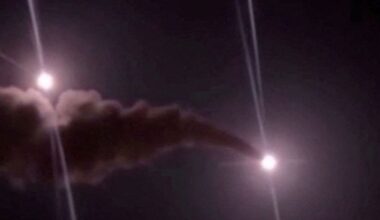 Iran fires 'several ballistic missiles' at US aircraft carrier
