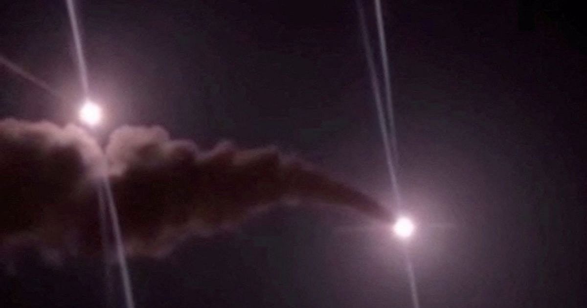 Iran fires 'several ballistic missiles' at US aircraft carrier