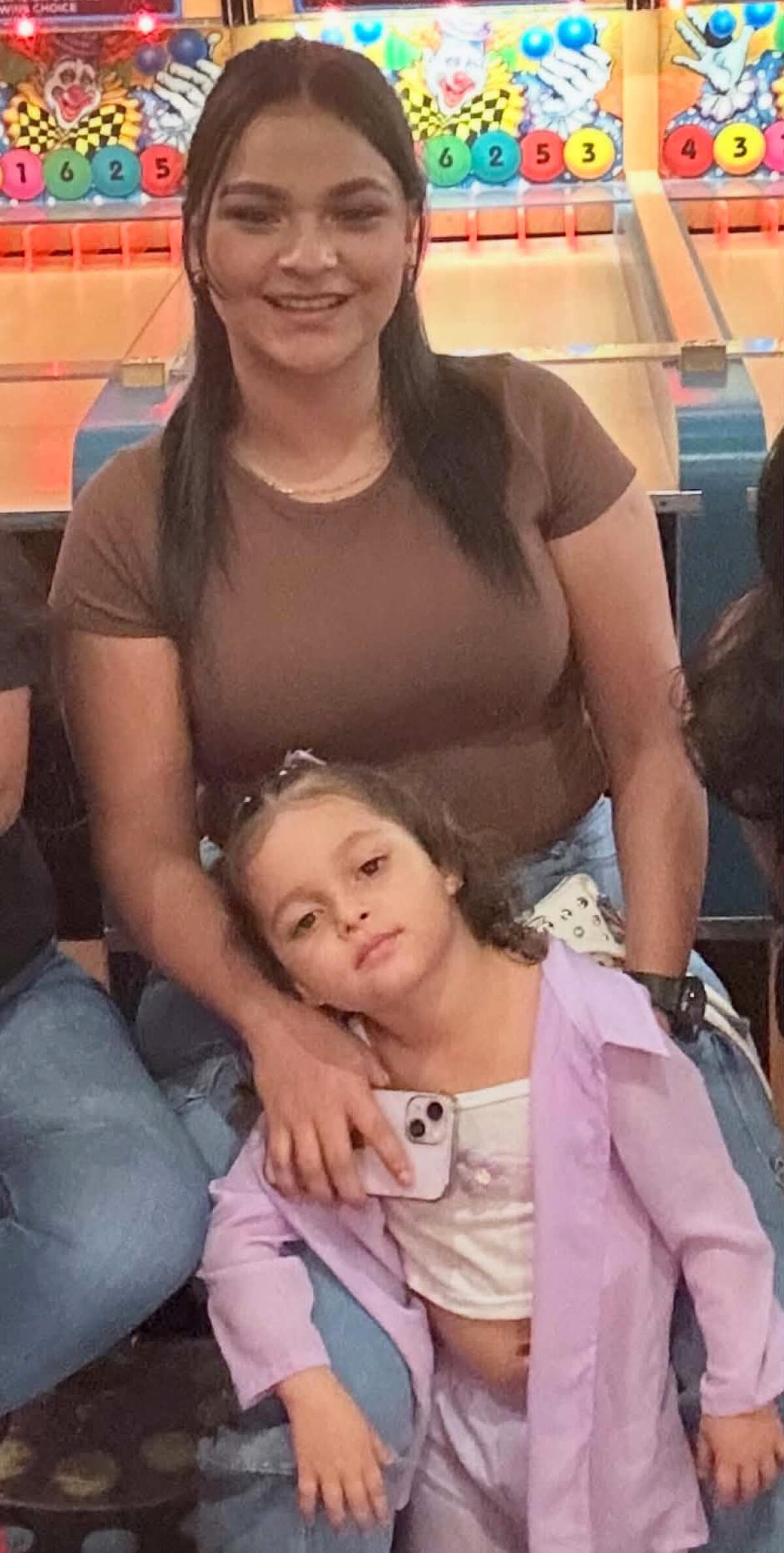 Family image of Adriana Jimenez and her six year old daughter Dairyn Talryn Jimenez.