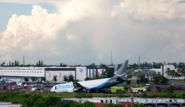 The plane overshot around 2pm local time. Pic: Reuters