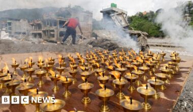 Nepal holds national day of mourning for victims of flash flood disaster - BBC