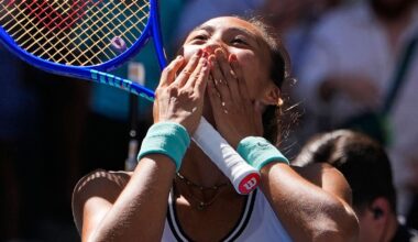 Qinwen Zheng has matched her best ever performance at the US Open by reaching the quarter-finals