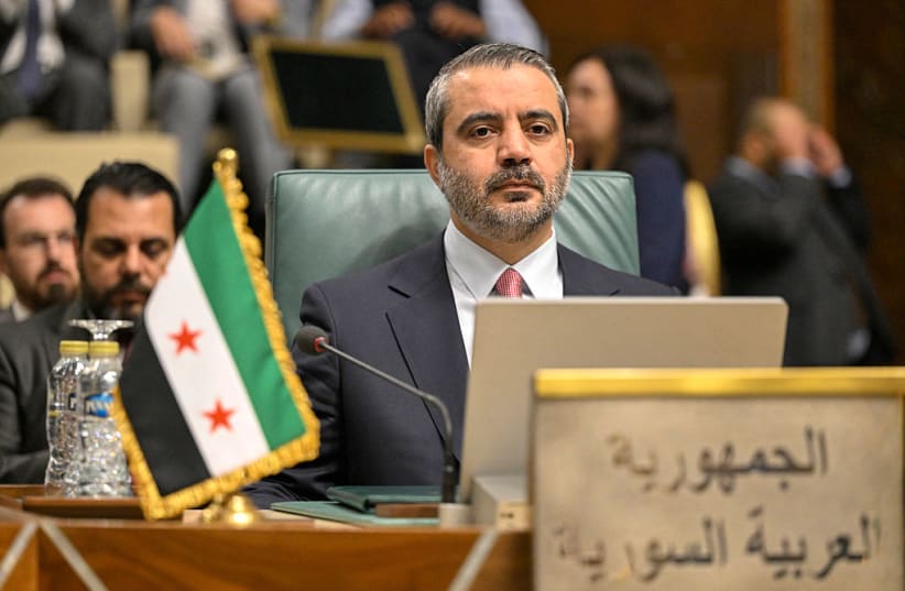 Syria's interim foreign minister Asaad Shaibani attends a meeting of the Council of Arab Foreign Ministers at the Arab League headquarters in central Cairo on September 7, 2026. 