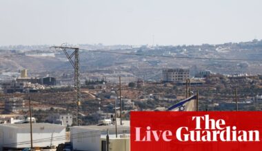 UK plan to sanction illegal Israeli settlements draws criticism from US ambassador, Israel and British MPs – UK politics live | Politics