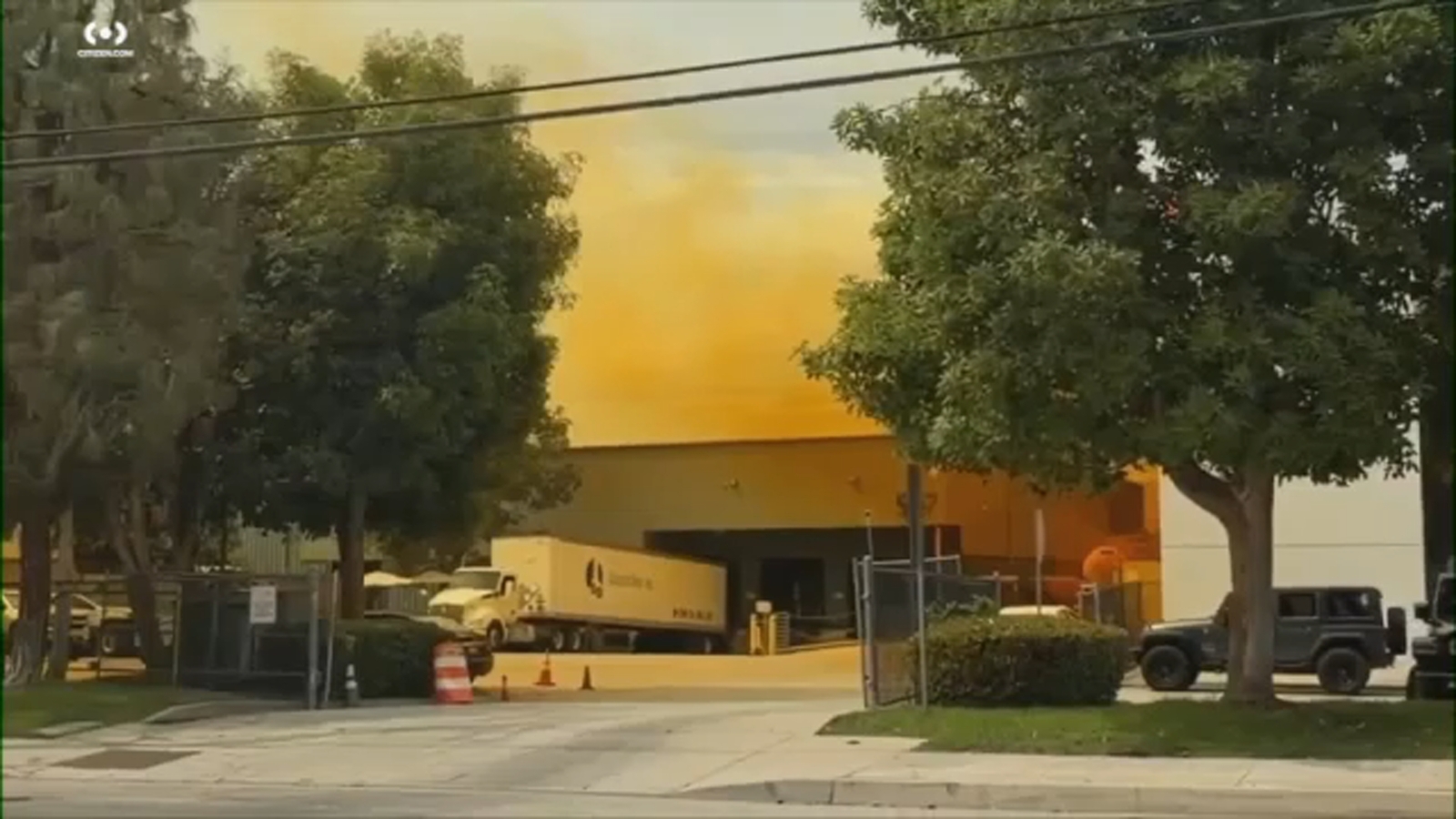 Orange smoke seen rising from chemical leak at La Habra factory; shelter-in-place lifted for neighborhood