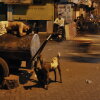 Hot overnight temperatures wreck people's sleep all over the world. In India, many people like this worker sleep outside to seek respite from searing temperatures. Climate change is making nights hotter, causing more sleep loss, according to a new study.