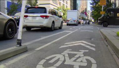 'Doug Ford, stay in your lane': Cyclists ride in opposition to plans to remove bike lanes