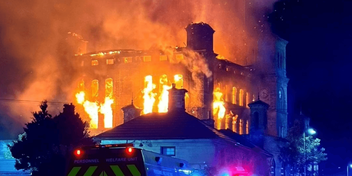 Keighley fire: Huge blaze tears through historic mill featured in Downton Abbey and Peaky Blinders