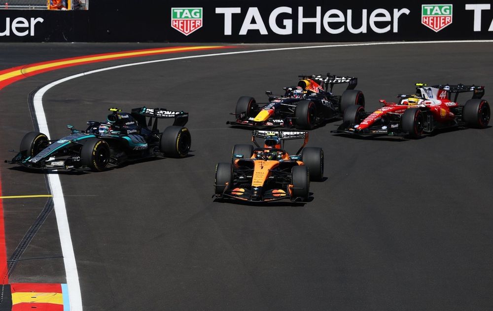 Kimi Antonelli, Mercedes, Lewis Hamilton, Ferrari, Max Verstappen, Red Bull Racing, Lando Norris, McLaren