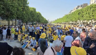 Thousands of Iranians gathered in Paris for the Free Iran 2026 Rally—June 20, 2026—June 20, 2026