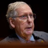 Sen. Mitch McConnell speaks during a Senate Appropriations Subcommittee hearing in December. The Kentucky Republican was hospitalized in June, and his staff has shared scant details about why.