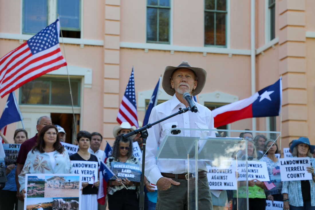 Local archeologist David Keller is helping local landowners organize against the Trump administration’s planned wall along the border with Mexico. Keller is also one of six plaintiffs in a lawsuit filed on Monday.