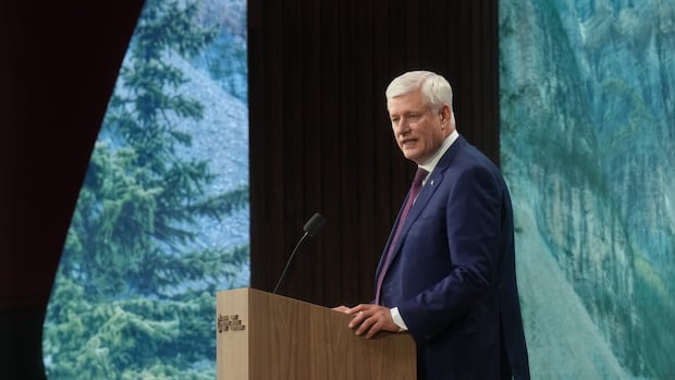 Stephen Harper says Canada had 'no choice' but to walk away from U.S. trade talks