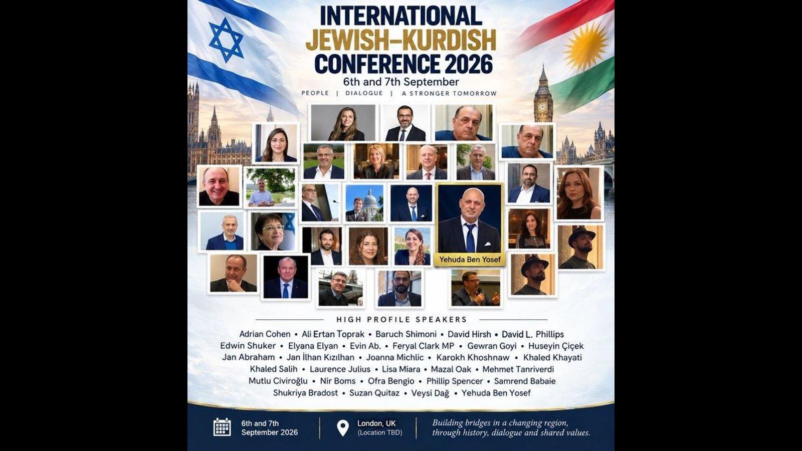 Jewish-Kurdish Conference in London: Kurdish nationalism in the Türkiye-Israel rivalry