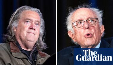 Bernie Sanders and Steve Bannon call for curbs on AI at ‘pro-human’ summit | US politics