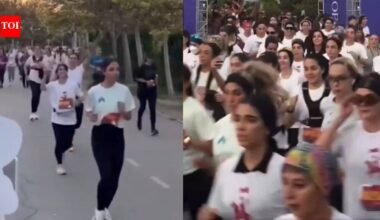 Watch: Iranian women run Tehran race event without hijab, defying compulsory rules