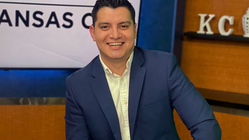 This photo provided by Telemundo Kansas City shows television reporter Adan Manzano, who was found dead in his hotel room Wednesday, Feb. 5, 2025 while visiting New Orleans to cover the Super Bowl. (Telemundo Kansas City via AP)