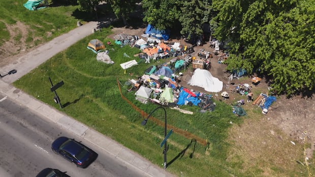 Montreal mayor mulls legal action against Quebec after baby found at encampment