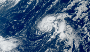 Tropical Depression Six forms in the Atlantic, expected to become Tropical Storm Fay by Sunday