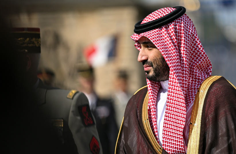 Illustrative: Saudi Arabia's Crown Prince Mohammed bin Salman looks on upon his arrival during a welcome ceremony as part of his two-day official visit to France, at the Hotel des Invalides in Paris, France August 24, 2026.