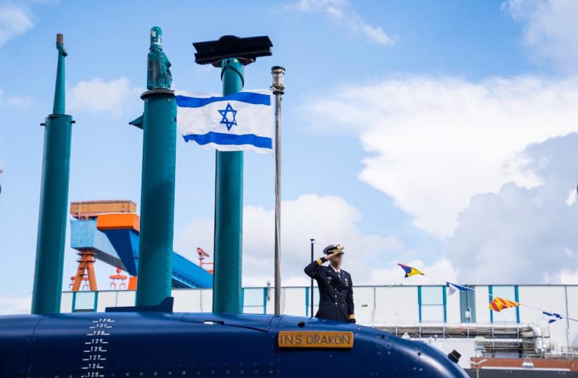New German-made Israeli submarine 'INS Drakon' embarks from Germany for Israel, September 21, 2026.