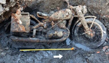 World War II Wehrmacht motorcycle found in Danube with soldiers' remains