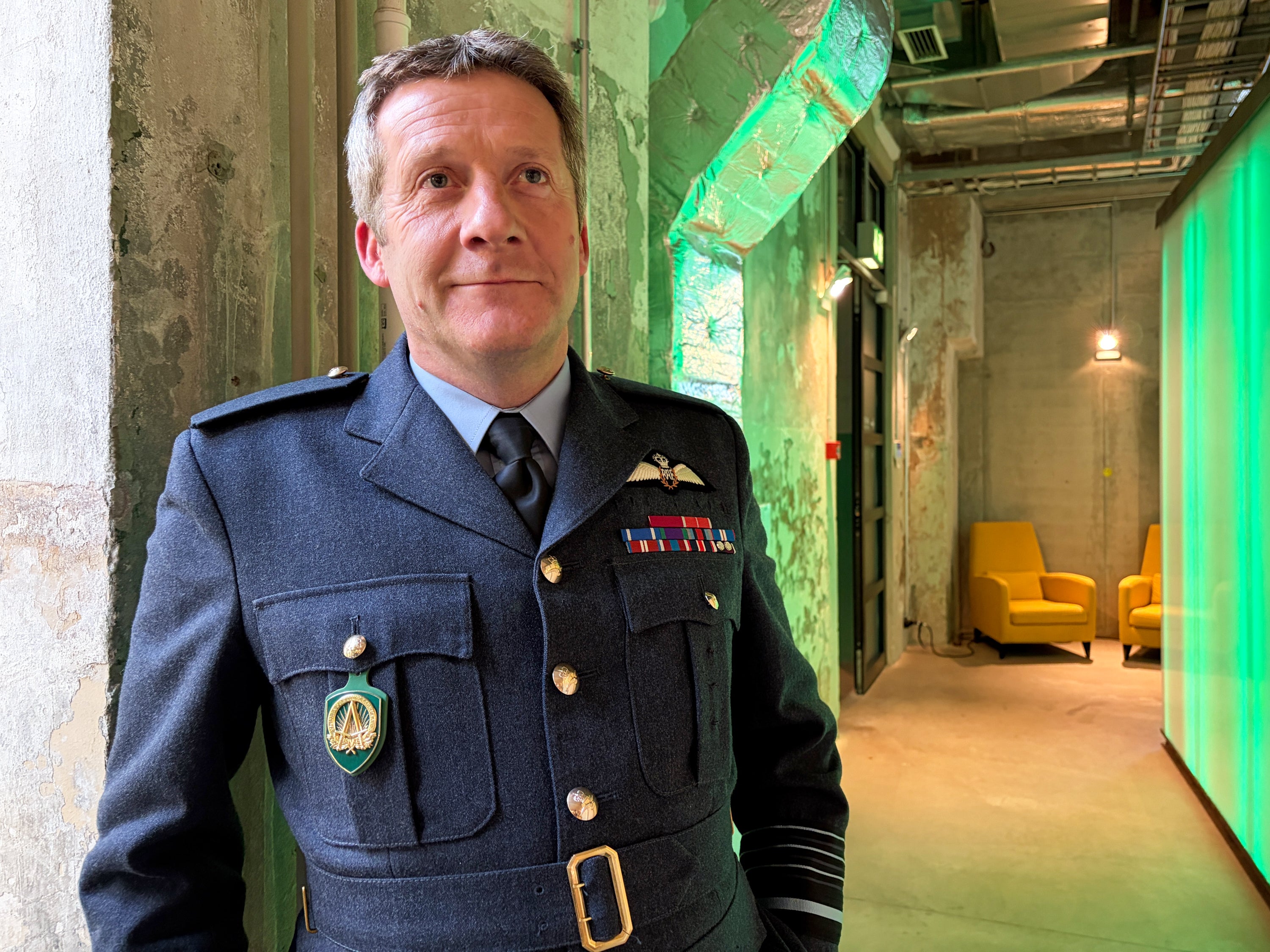 NATO Deputy Supreme Allied Commander Europe Air Chief Marshal Sir John Stringer is pictured at a security conference in Tallinn, Estonia, on Tuesday