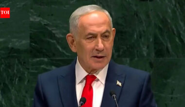 ‘No greater partner than President Trump’: Netanyahu defends Iran war, attacks critics as delegates walk out at UNGA