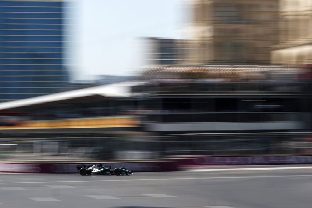 Russell got into the groove in Baku swiftly, as team-mate Antonelli played catch-up after an FP1 hydraulics failure