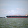 Guinea-flagged crude oil tanker Avril waits its turn to be loaded with crude oil at Lake Maracaibo in Maracaibo, Zulia State, Venezuela on May 9, 2025. (Photo by Federico PARRA / AFP) (Photo by FEDERICO PARRA/AFP via Getty Images)