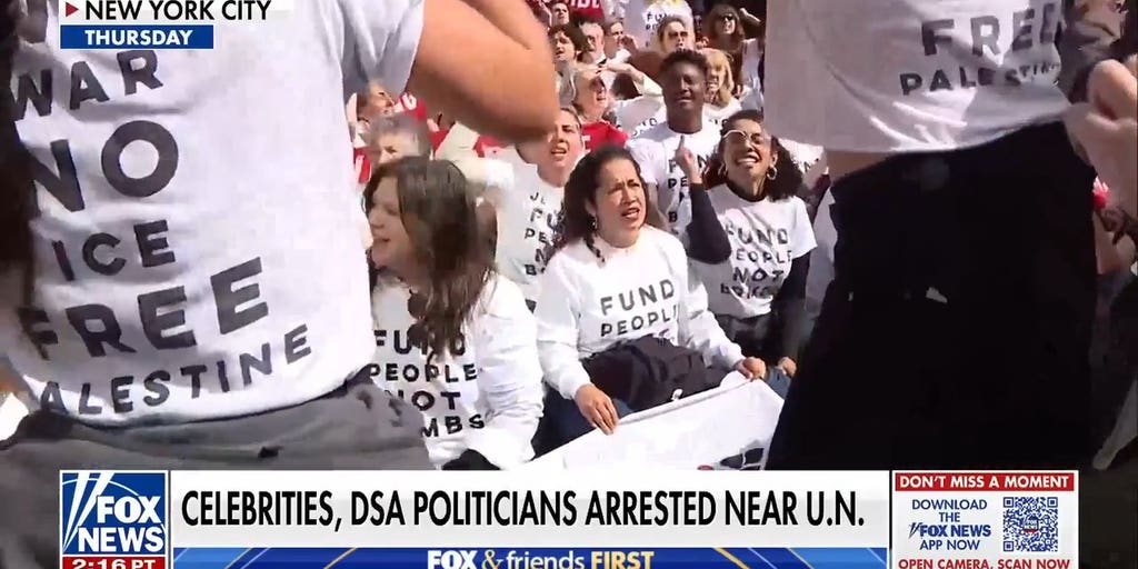 Anti-Israel protesters arrested near U.N. ahead of Netanyahu's speech