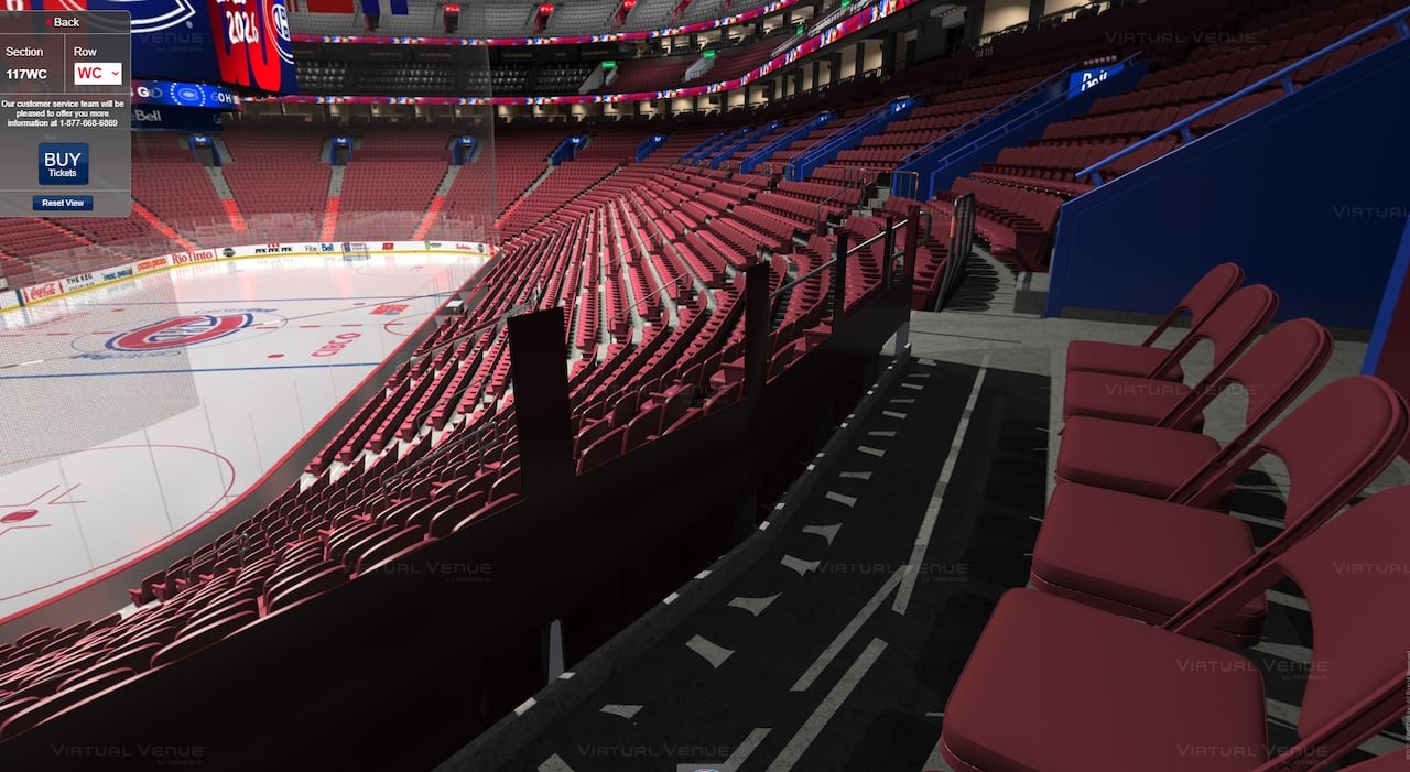 screengrab of arena seats