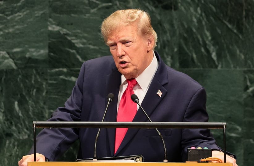 US President Donald Trump speaks during the 81st session of the United Nations (UN) General Assembly at UN Headquarters on September 22, 2026 in New York City; illustrative