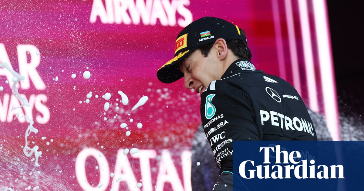 George Russell holds off Max Verstappen to win eventful F1 Azerbaijan GP | Formula One 2026