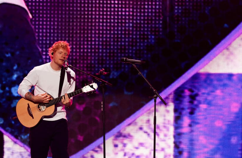 FILE PHOTO: Ed Sheeran performs during the iHeartRadio Jingle Ball concert at Madison Square Garden, in New York City, US, December 12, 2025.