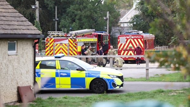 U.K. police arrest 5 near airbase used by U.S. on suspicion of preparing a terrorist act