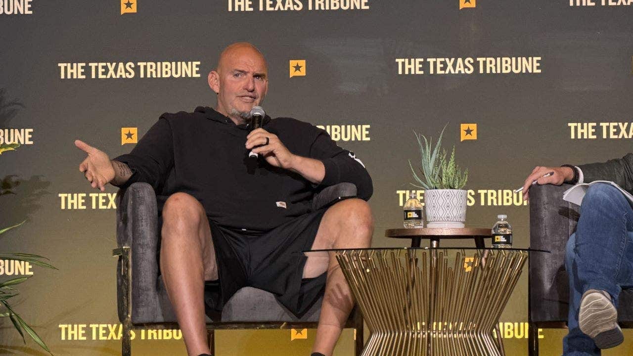 Fetterman accidentally calls himself a 'lifelong Republican' at event