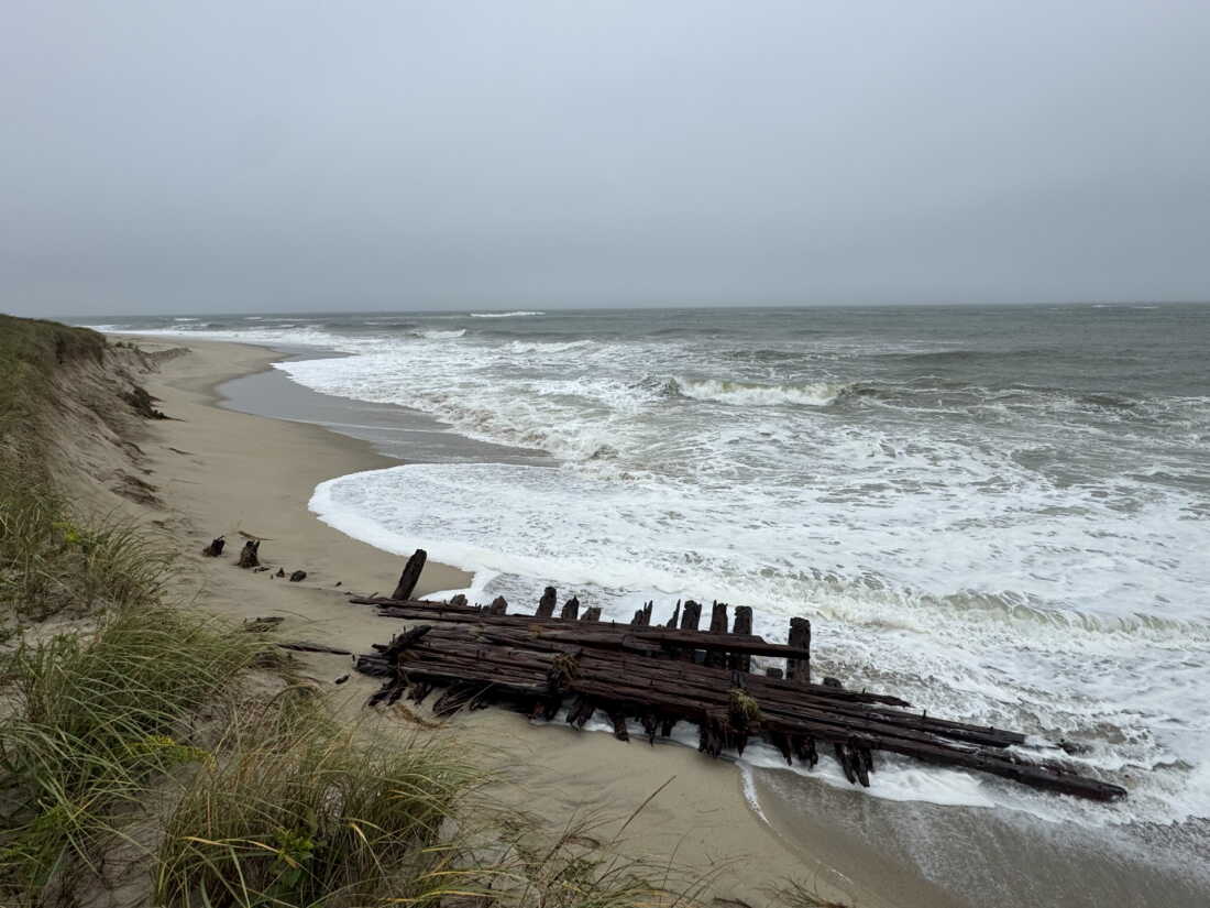 A tip from a Nantucket resident led to the discovery of ship remains that may trace back to 1884.