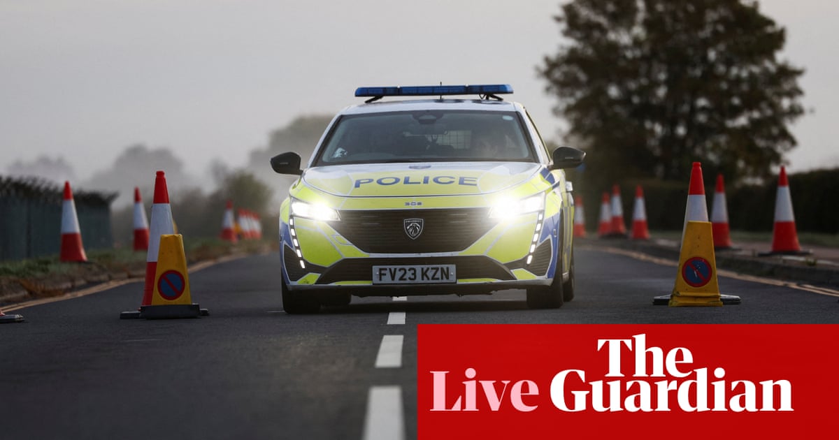 RAF Fairford live updates: police investigate Iran link to suspected bomb plot | UK news
