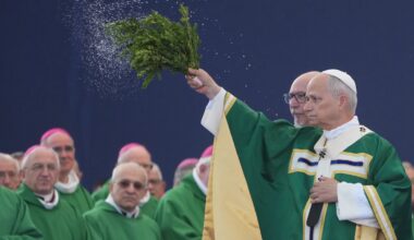 Pope Leo XIV visits Lourdes and meets with miracle cure recipients