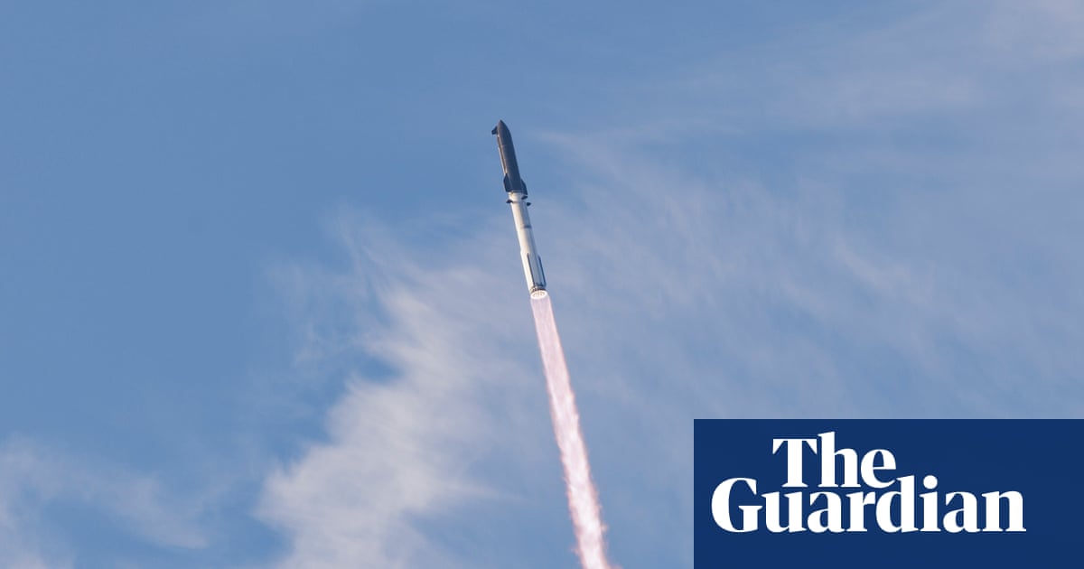 ‘Starship is in orbit’: cheers go up as huge SpaceX rocket circles Earth for first time | SpaceX