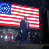 President Trump speaks at a rally kicking off the Great American State Fair last week.